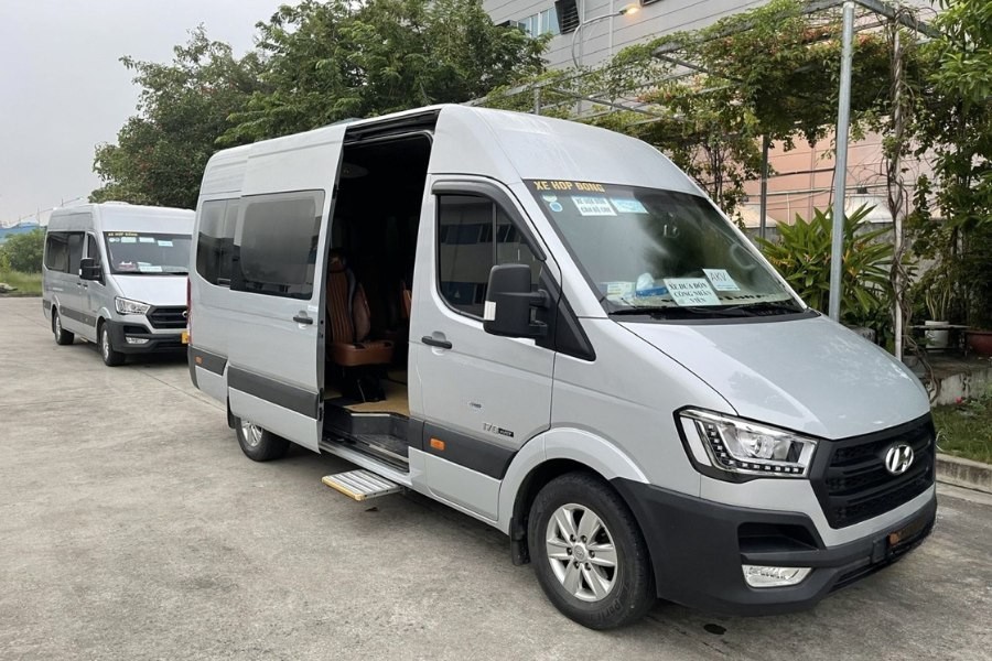 Các dòng xe 16 chỗ do Khánh Hưng cung cấp